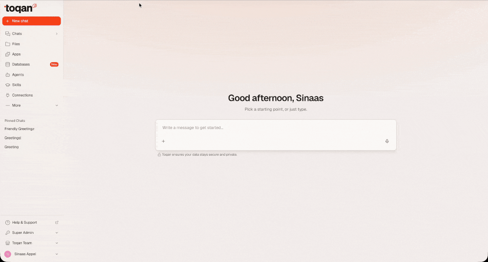 Database UI gif