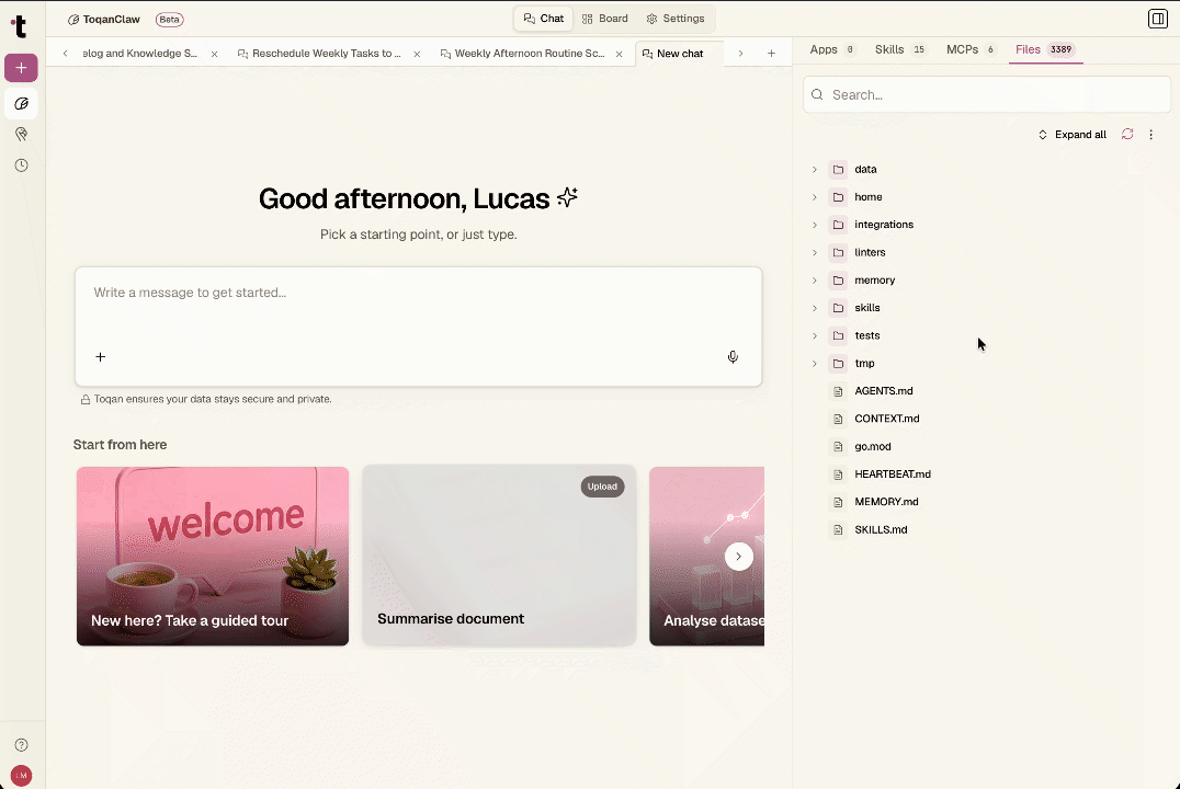 Workspace Export/Import
